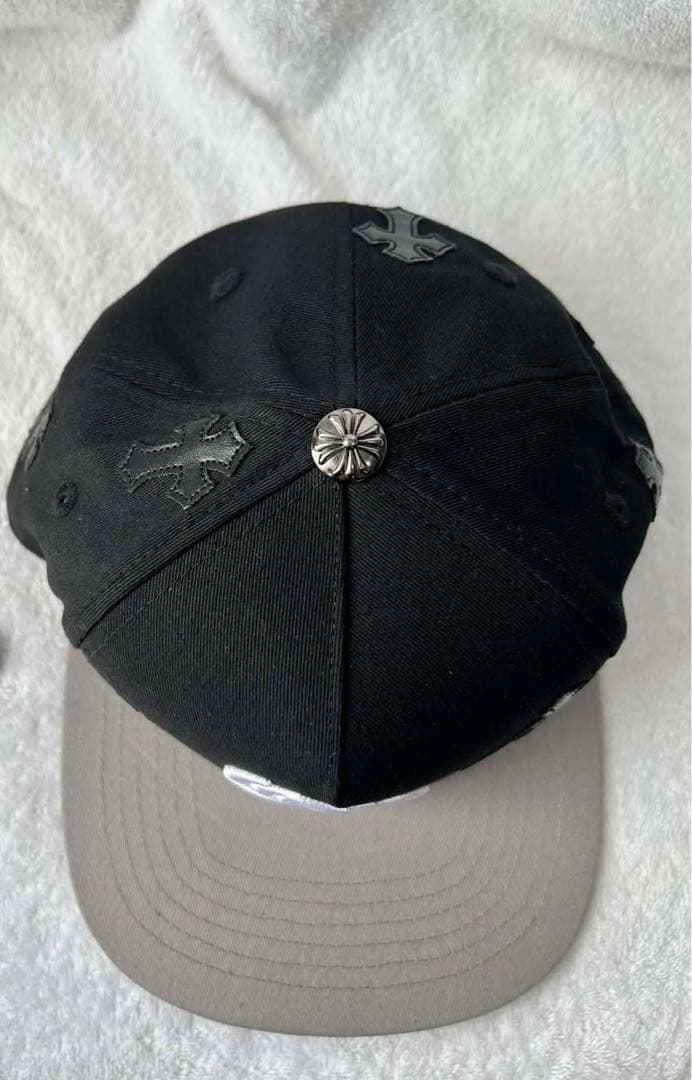 帽子 Chrome Hearts Black Cross Patch Cap.