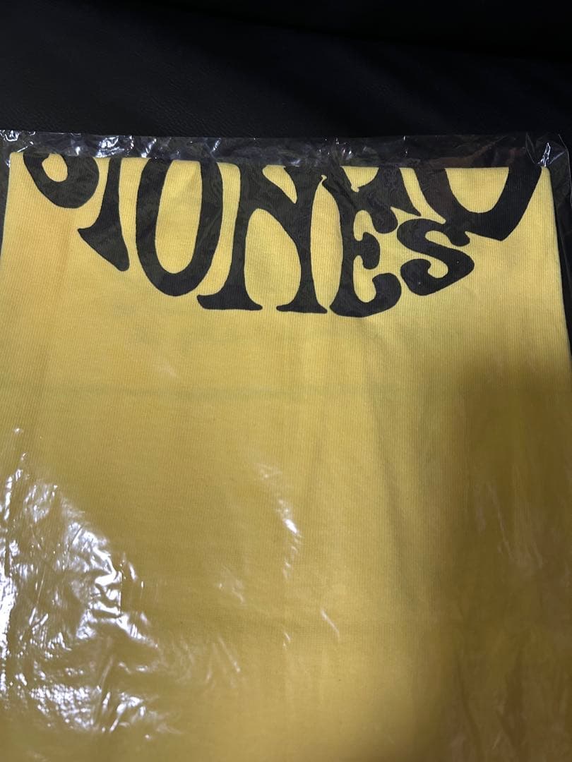 未開封　ローリングストーンズ　Ｔシャツ　ヴィンテージ　黄色　ツアーＴ