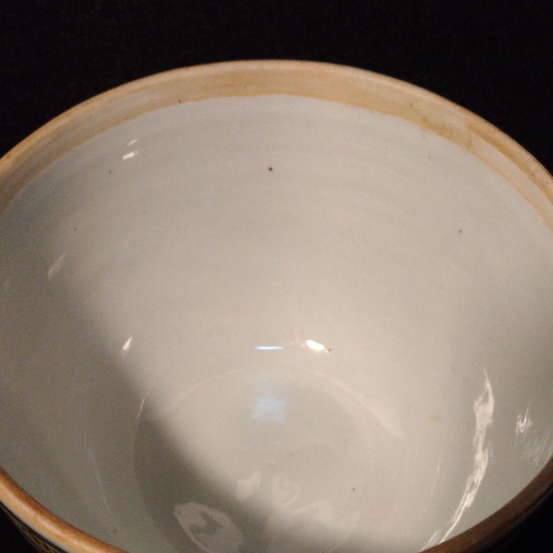 五彩　色絵　 蓋物　仏教紋 古陶　仏教美術