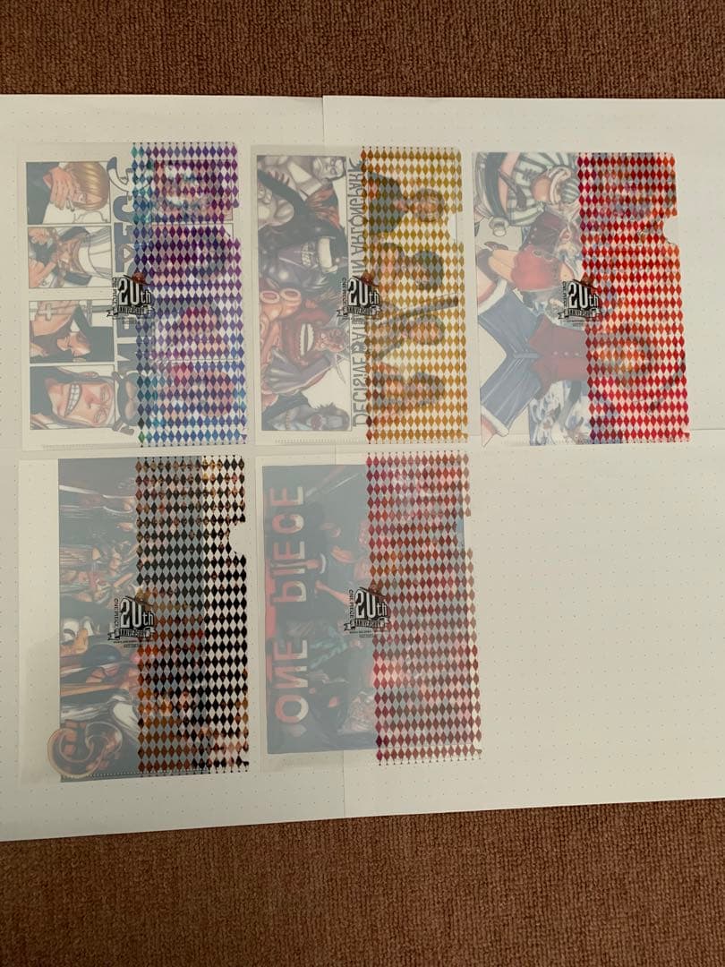 ワンピース　大宴会フェアA5 クリアファイル