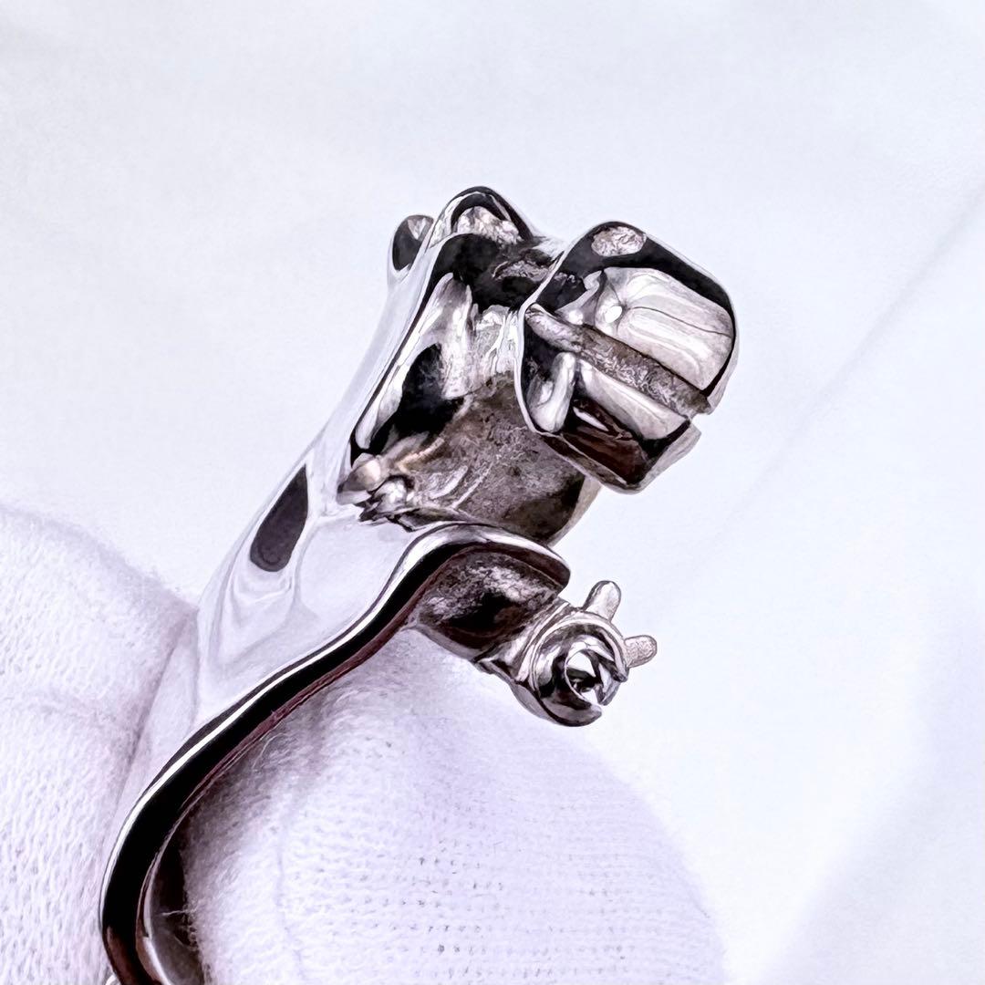 美品✨エルメス ブローチ ホースヘッド シュバル シルバー