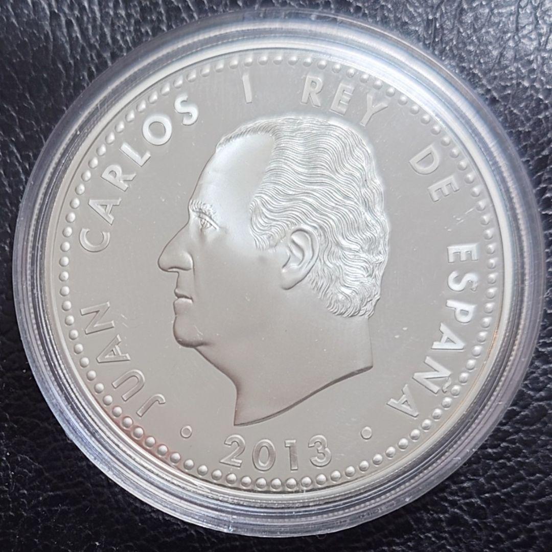 2013年 スペイン銀貨 10ユーロ 慶長遣欧使節団400周年記念銀貨SV925