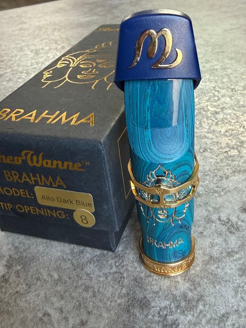新品Theo Wanne BRAHMA アルト マウスピース ダークブルー 8