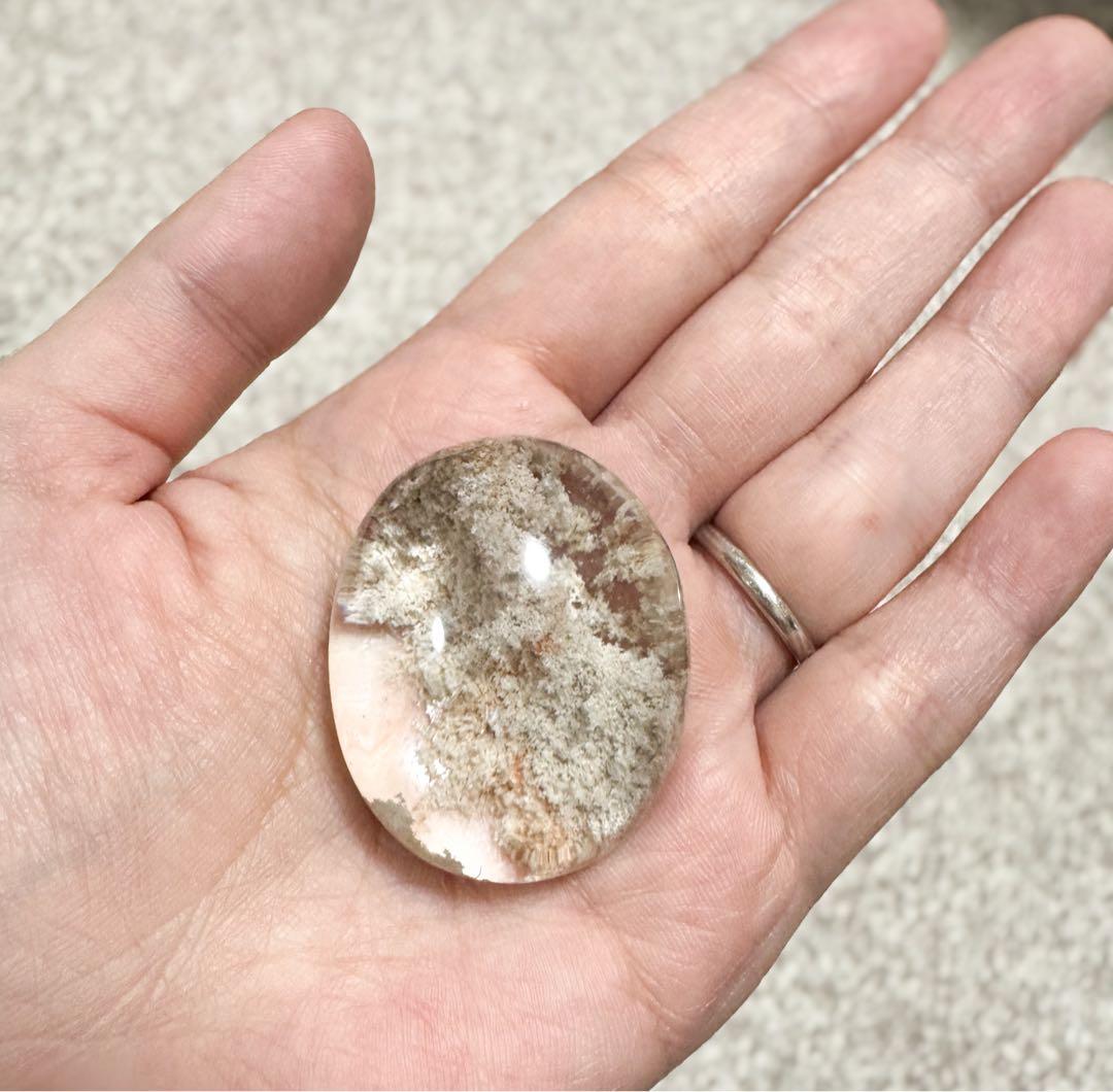 ホワイトガーデンクォーツ　タンブル