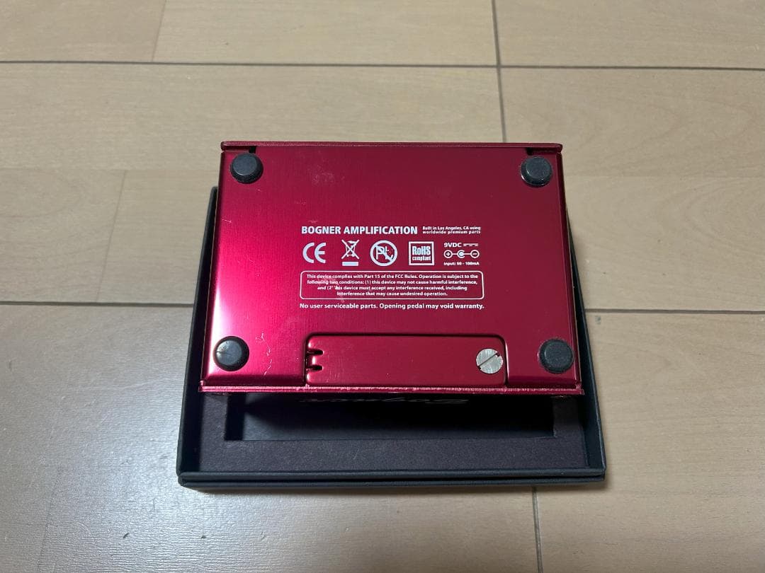 Bogner Ecstasy red　ギターエフェクター