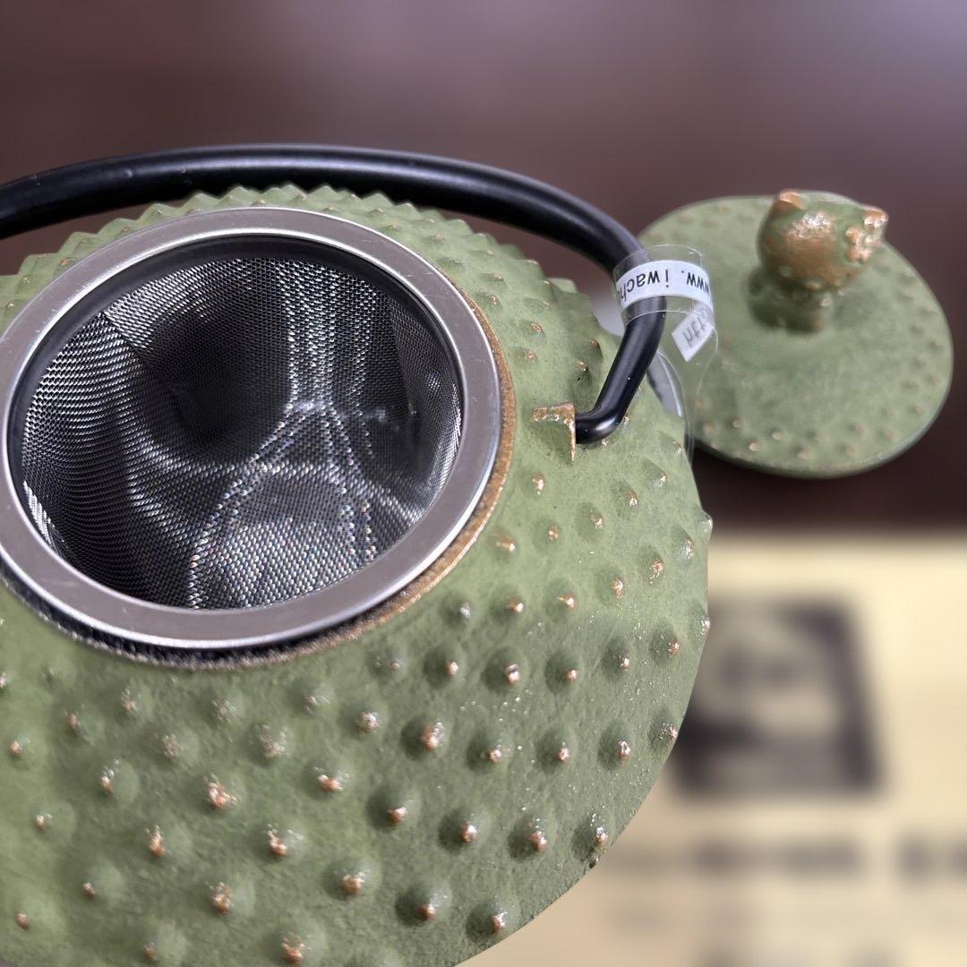 ハローキティ 鉄瓶 緑色 未使用