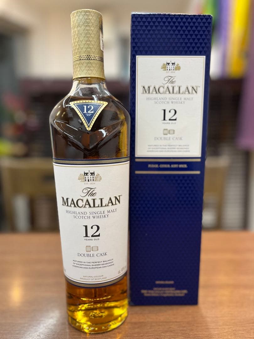 新品未開封ザ マッカラン ダブルカスク 12年 40度 正規 箱付 700ml