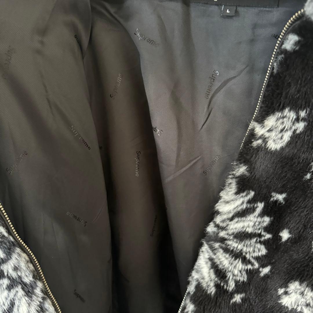 【バックロゴ】Supreme アウター ブラック L 美品 防寒◎