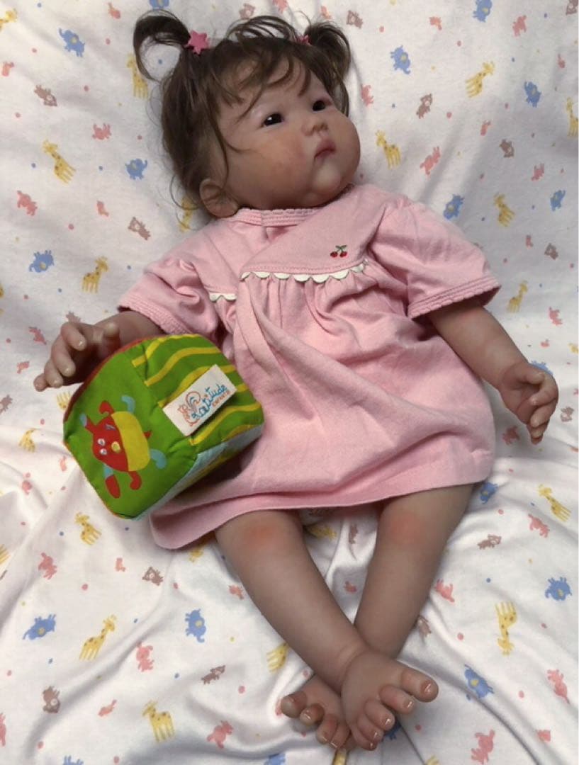 *・゜゜・*:.日本人の女の子　リボーンドール.。.:*・゜゜・*