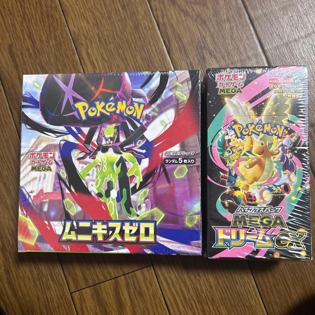 ポケモンカードゲーム ムニキスゼロ & メガドリームボックスシュリンク付き