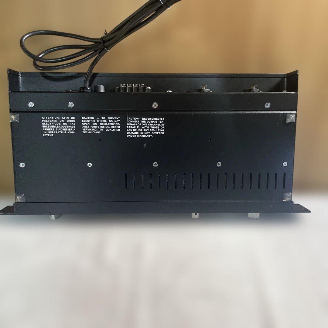 【動作未確認】Crown D-75A ヴィンテージパワーアンプ 海外プラグ仕様
