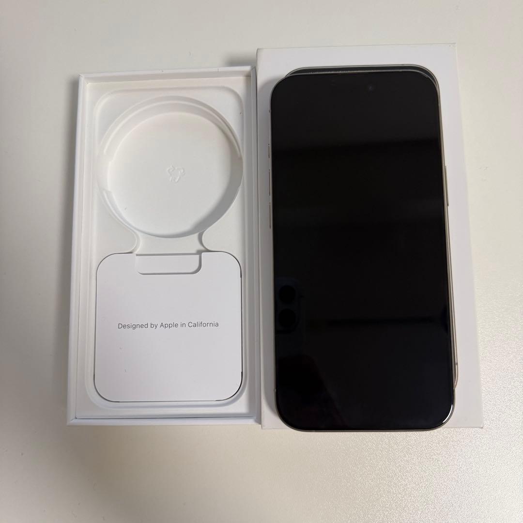 iphone15pro 256GB SIMフリー(ナチュラルチタニウム)
