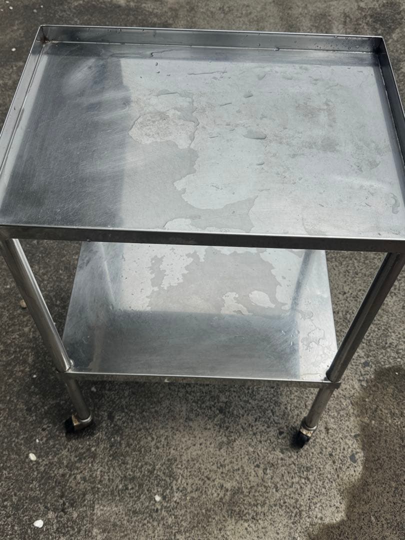 業務用 キャスター付き 作業台 調理台 500×355×700 厨房機材 飲食店