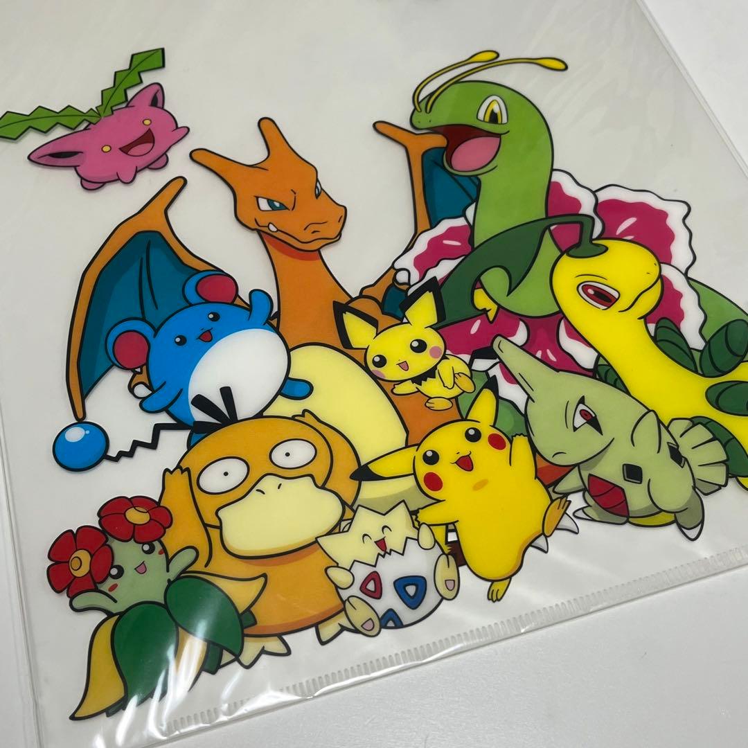 【レア】当時物　ポケモンセンター　クリアファイル　金銀　2000