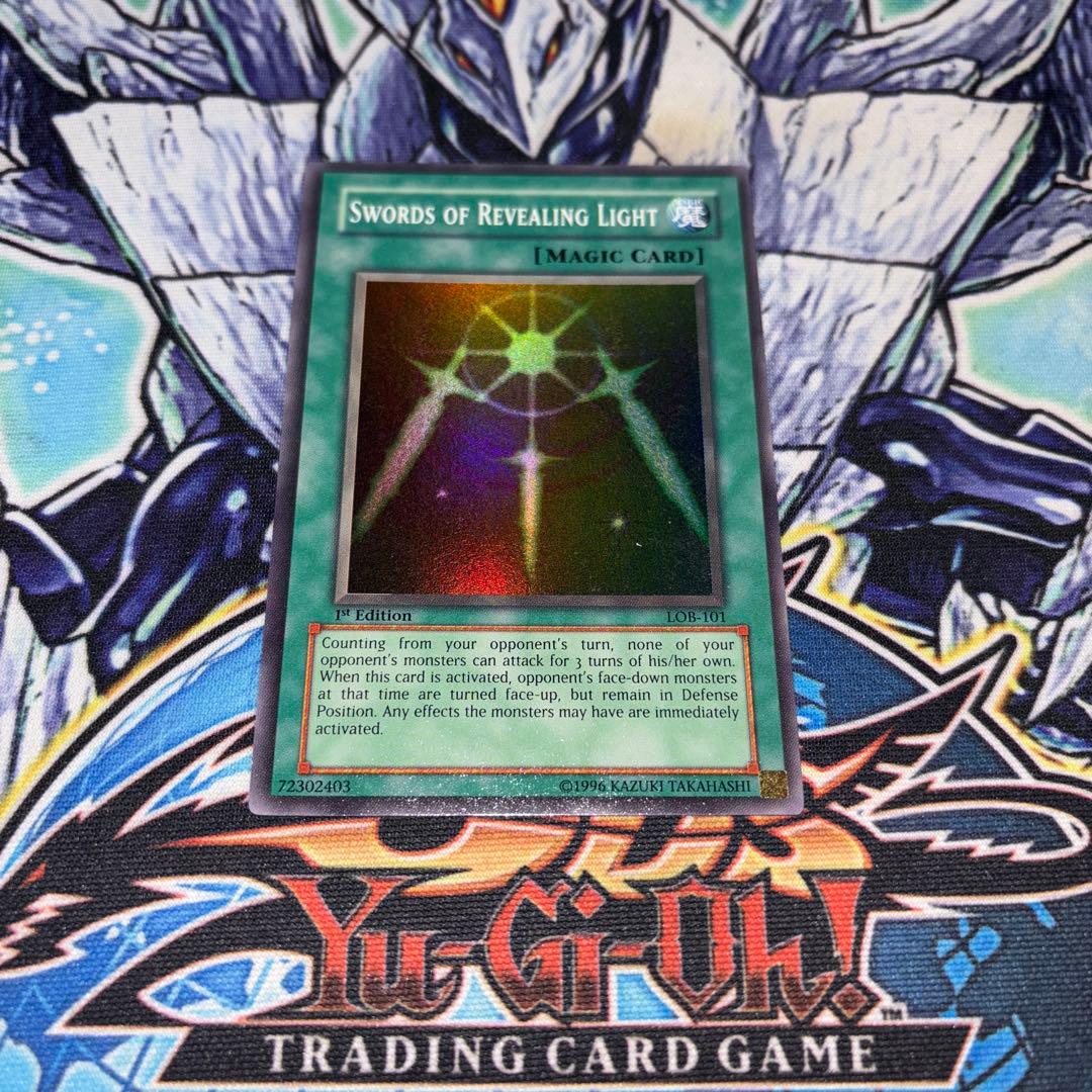 北米版 光の護封剣 LOB 1st faded 遊戯王 海外 英語 米