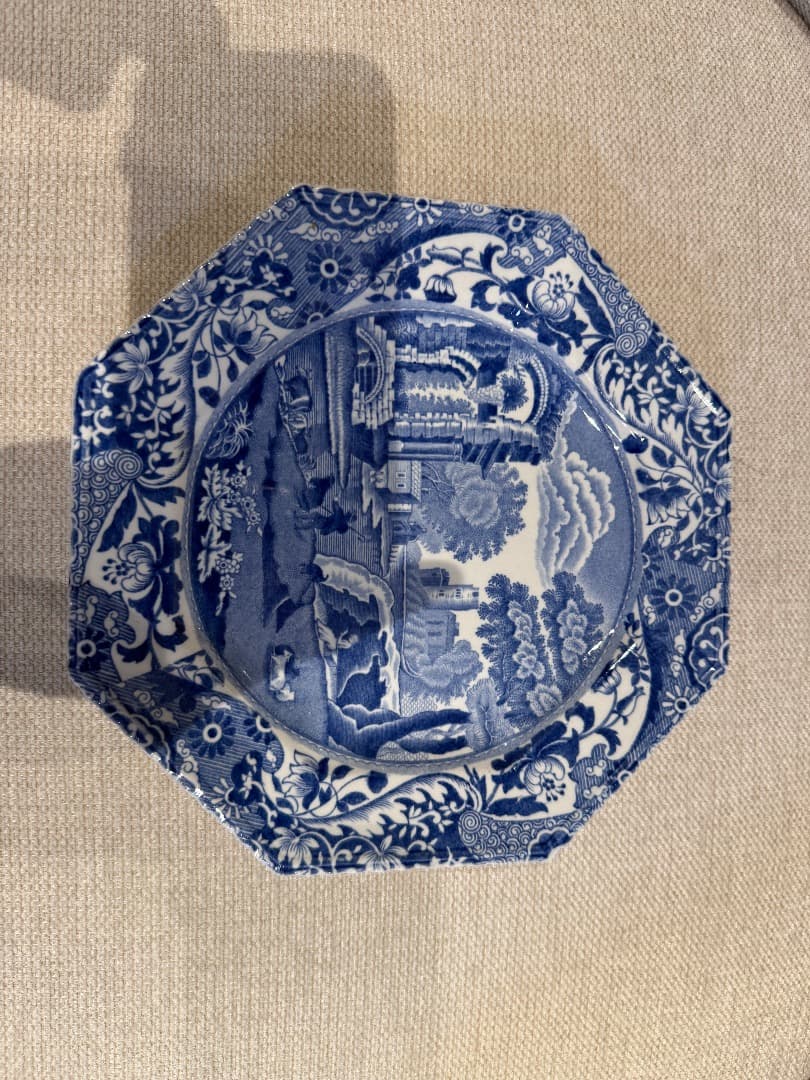 Copeland Spode ITALIAN 八角プレート 21cm 英国製