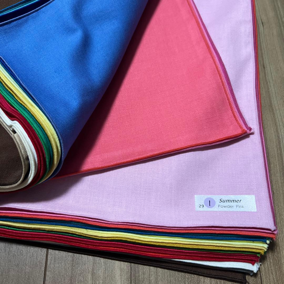 【美品】パーソナルカラー診断 カラードレープ 160色 綿 ラピスアカデミー