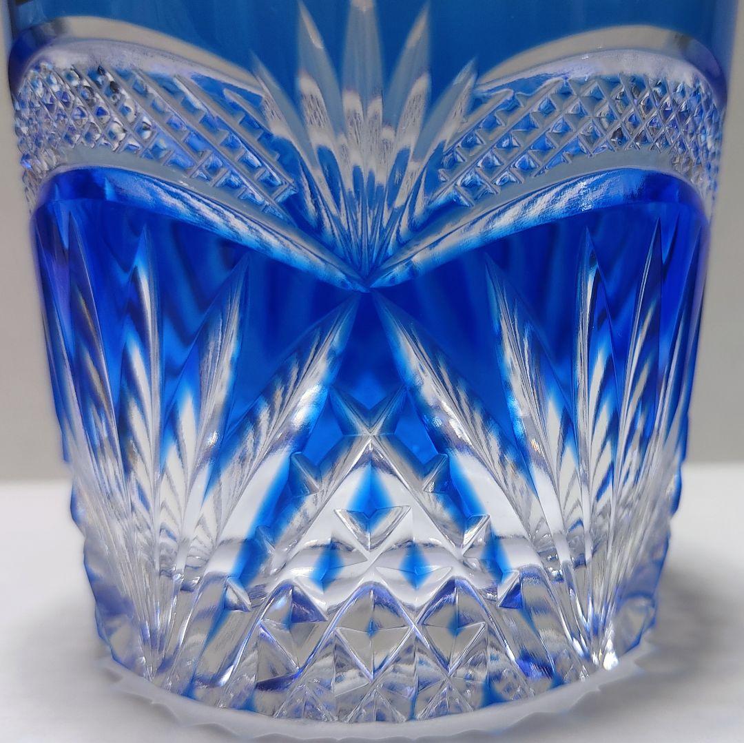 希少品☆HOYA ホヤクリスタル オンザロックグラス（切子、江戸切子、薩摩切子）