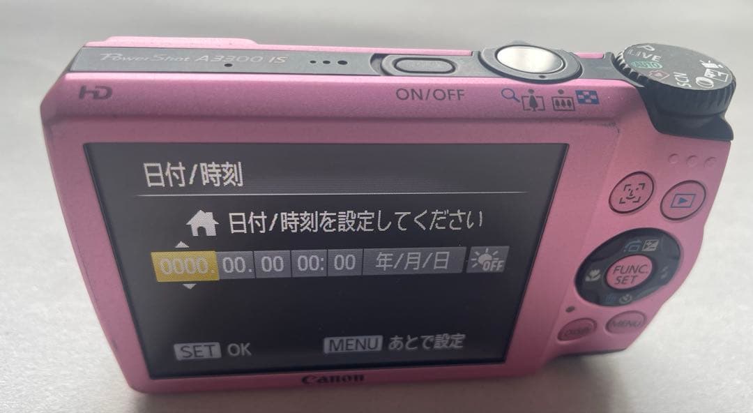 CANON powershot A3300ピンク