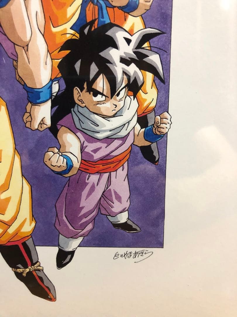 鳥山明　ドラゴンボール　折込みポスター用　イラスト　WJ　1991年　30cm