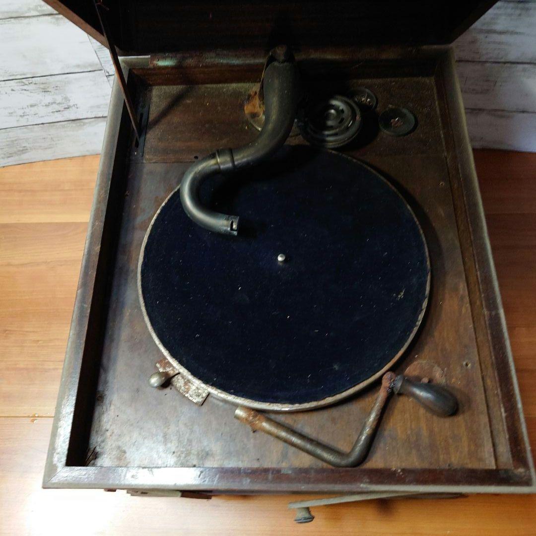 アンティク　ＫＩＮＧＤＯＭ 蓄音機　REGID TERED-TRADE MARK