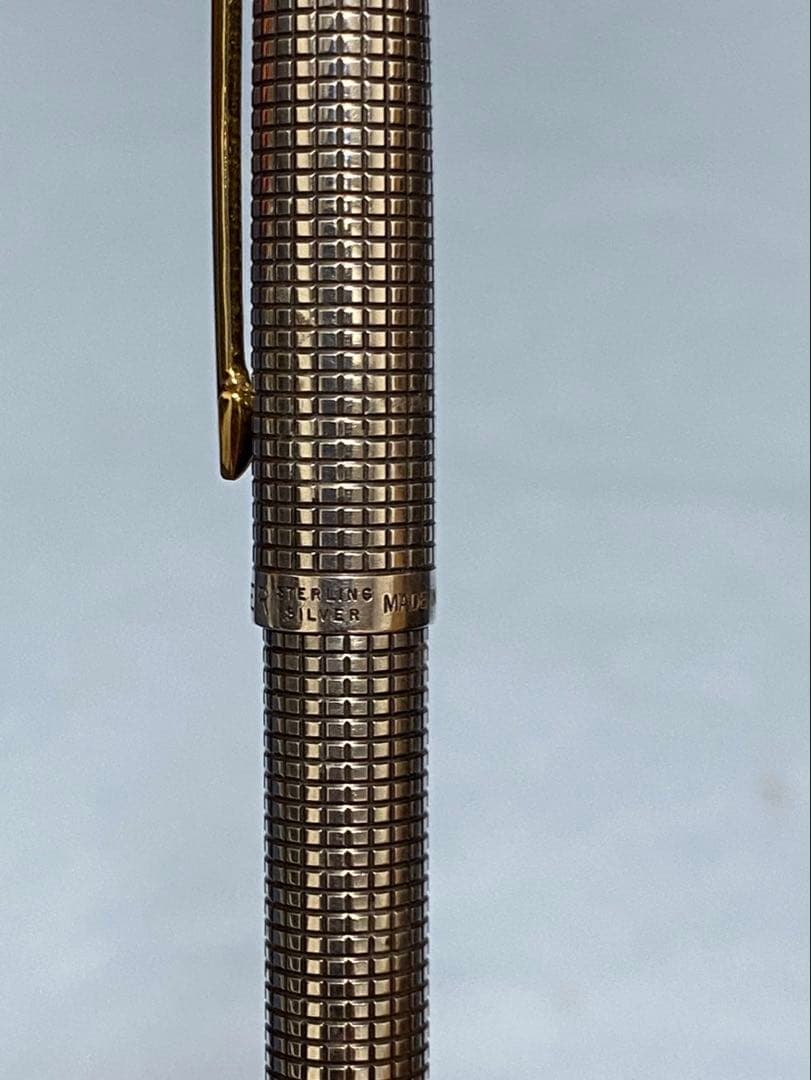 パーカー　ボールペン　スターリングシルバー