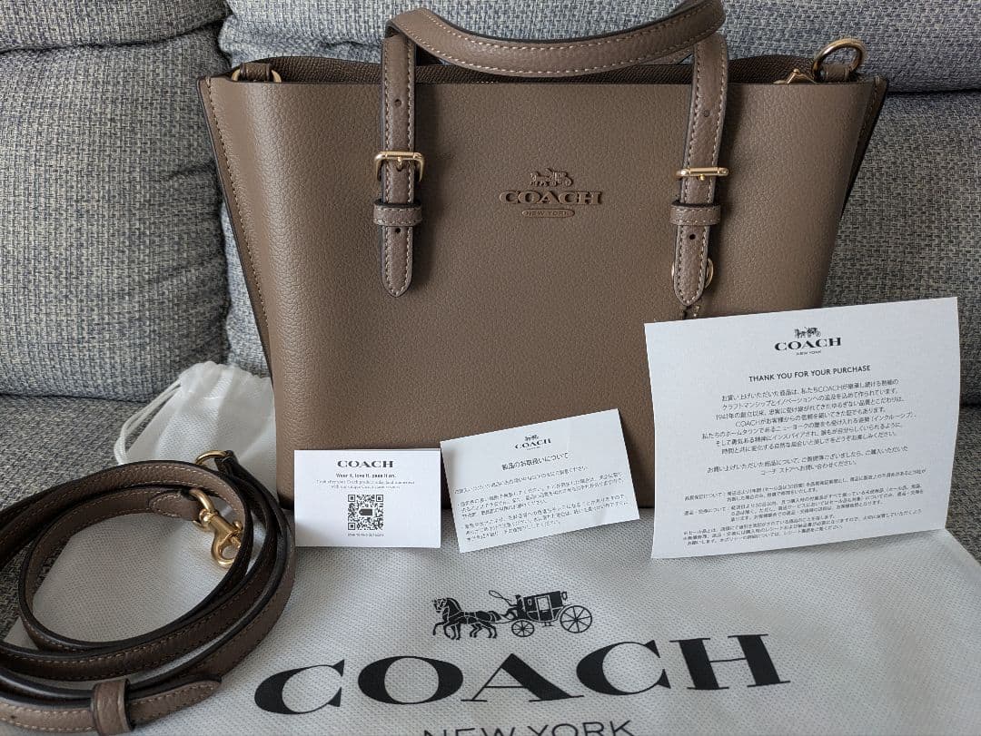 COACH ハンドバッグ、ショルダーバック　モリートート25 未使用