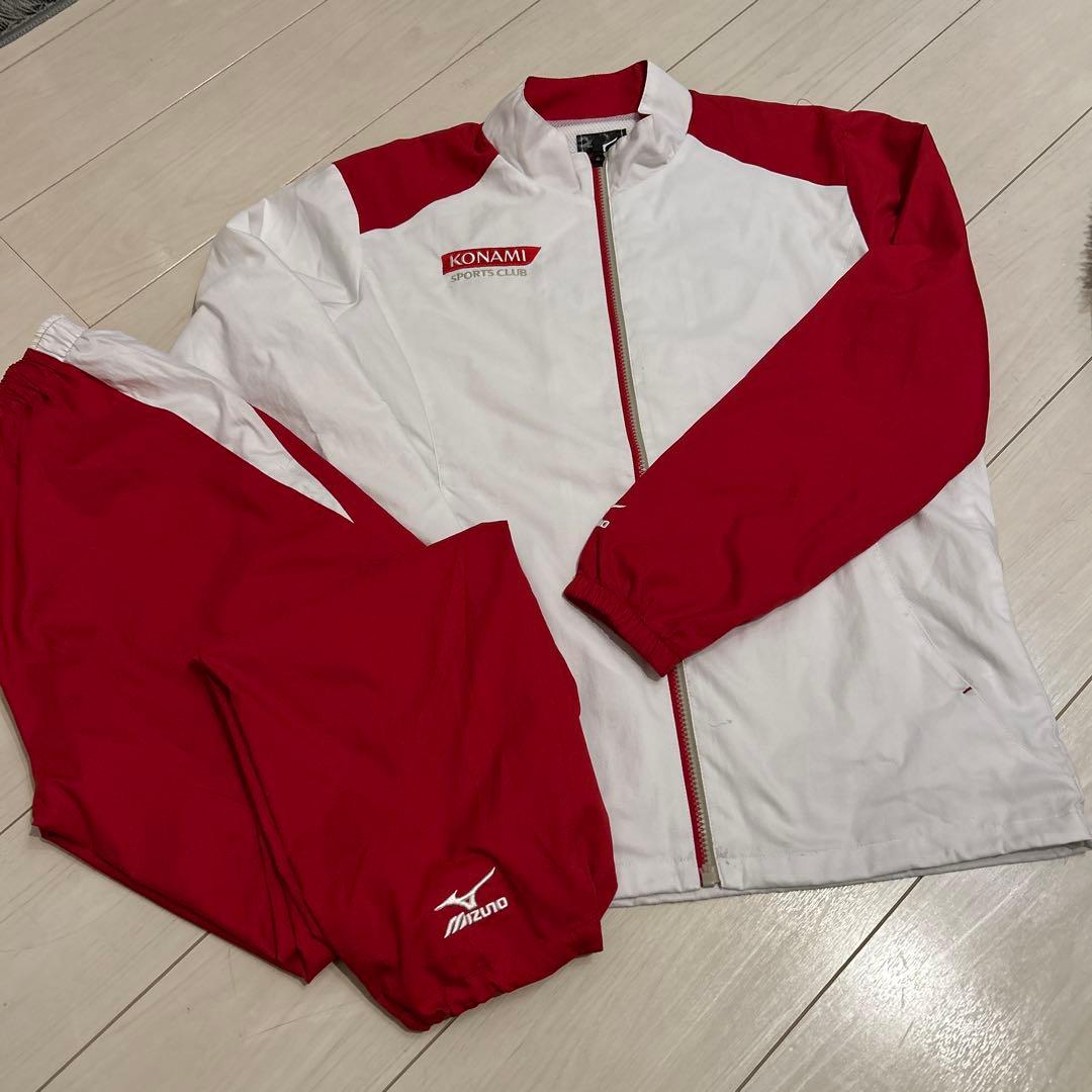 さっしー Mizuno KONAMI スポーツウェア M 白/赤 Mサイズ