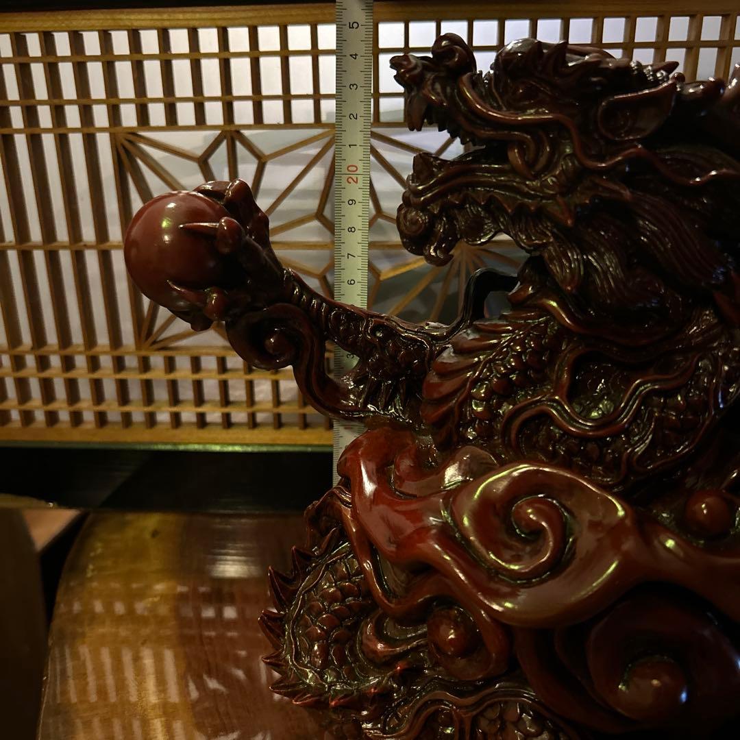 龍の香炉　五本爪　縁起物 龍神　風水　珠掴龍五爪龍