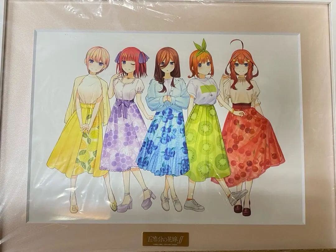 期間限定値下げ　五等分の花嫁ff　複製原画　集合(2) キャラファイングラフ