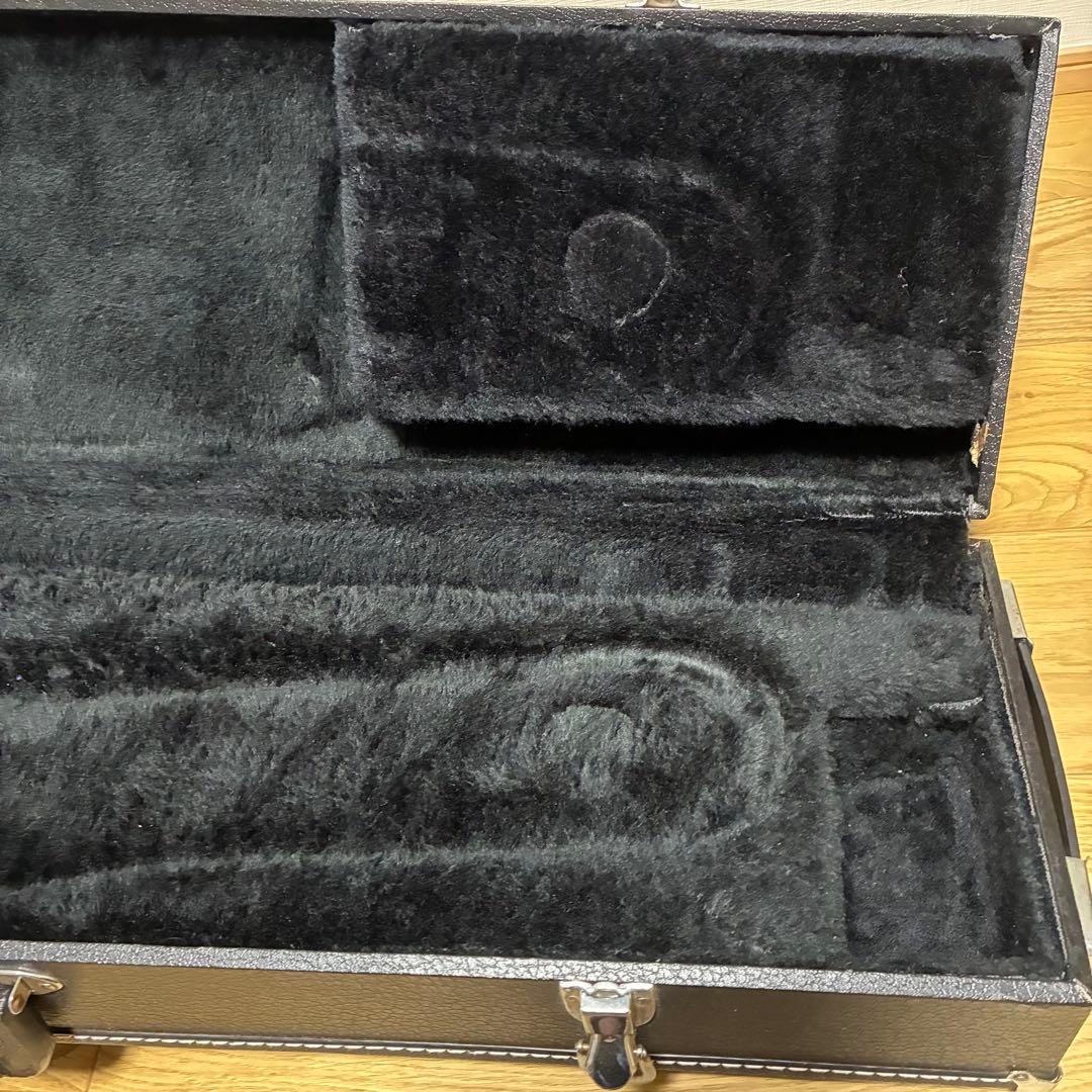 内装美品❣️アルトトロンボーン ハードケース ブラック 高級感あり しっかり保護