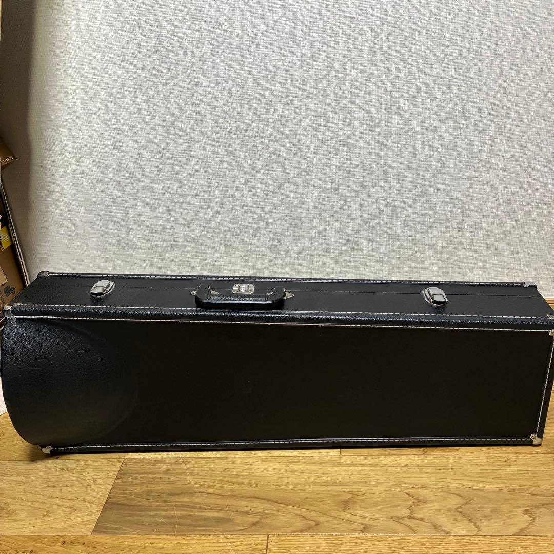 内装美品❣️アルトトロンボーン ハードケース ブラック 高級感あり しっかり保護