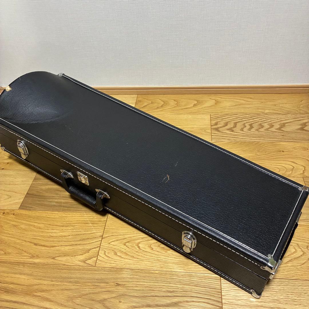 内装美品❣️アルトトロンボーン ハードケース ブラック 高級感あり しっかり保護