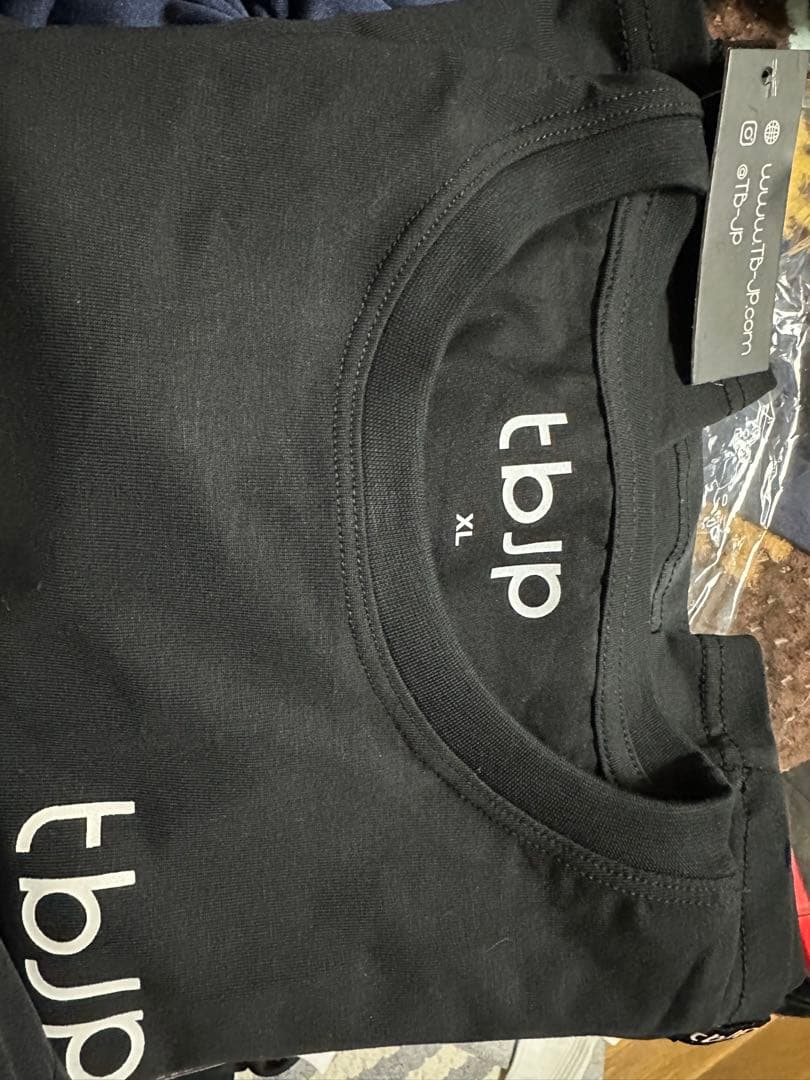 tbjp tシャツ　ブラック xl