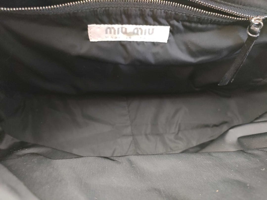 【良品】miu miu アーカイブ ミニボストン ハンドバッグ ホワイト