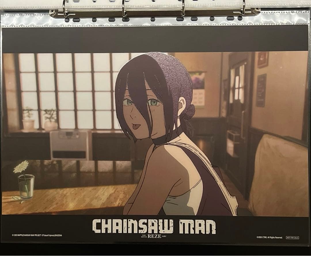 台湾限定 映画 チェンソーマン レゼ編 レゼ A3 夜光ポスター ポスター