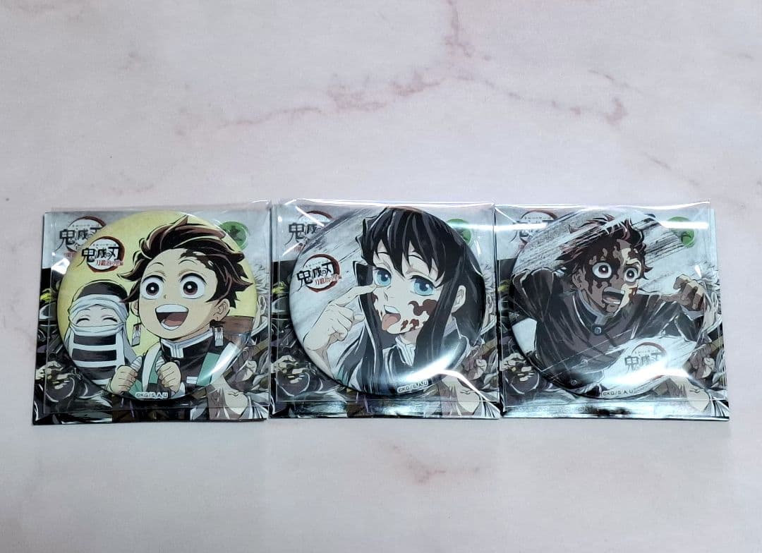 鬼滅の刃　全集中展　幕間画ランダム缶バッジ　時透無一郎 竈門炭治郎