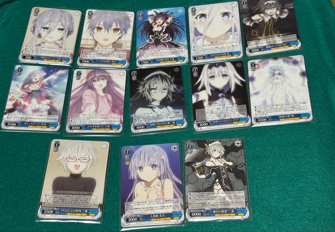 ヴァイスシュヴァルツ デートアライブ Vol.3　RR以下　4コン セット