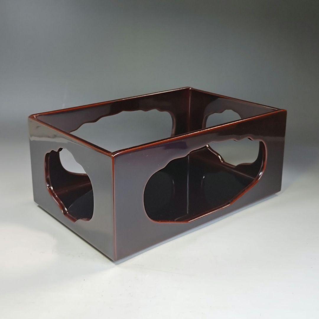 イ842 煙草盆『塗師　助田宗明』『煙草盆　莨盆　共箱』茶道具