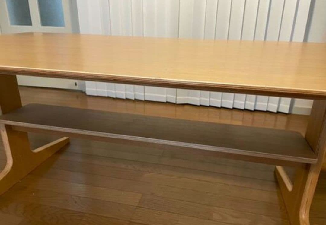 【無印良品】リビングでもダイニングでもつかえるテーブル 3 オーク材