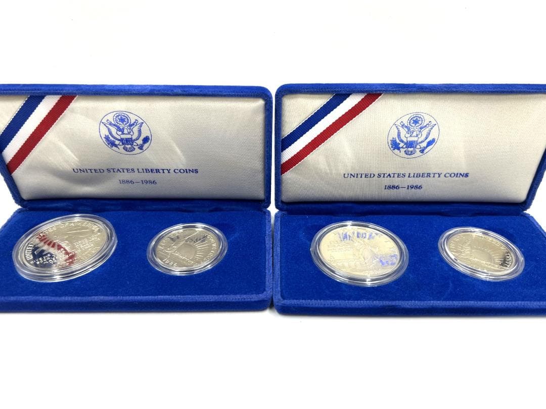 1986年 自由の女神 建立100周年 記念セット２枚入り×２セット