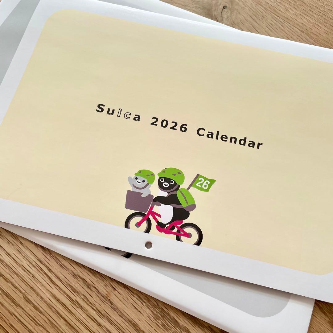 Suica 2026 Calendar 壁掛けカレンダー スイカペンギン