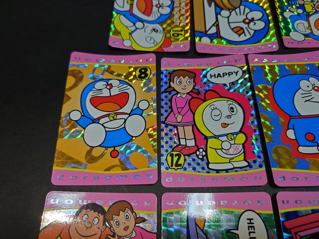 ドラえもん バンプレカード 11枚 /バンプレスト 1998年製 プリズム キラ