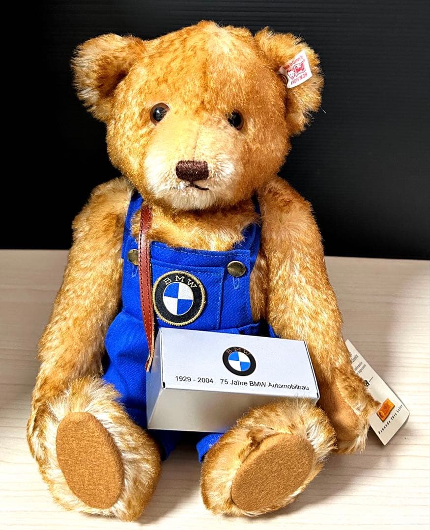 Steiff x BMW コラボ　BMW75周年記念限定　テディベア タグ付き