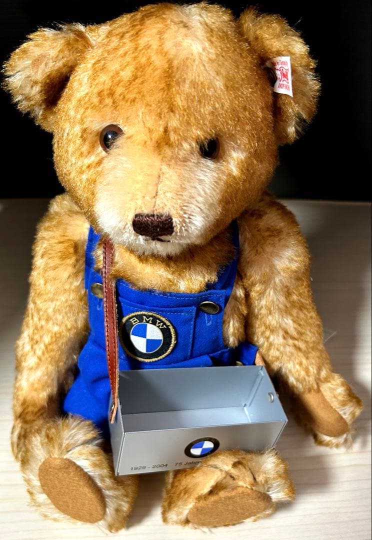 Steiff x BMW コラボ　BMW75周年記念限定　テディベア タグ付き