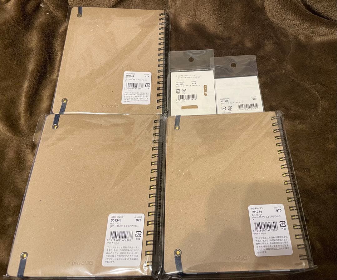 ロルバーン ポケット付メモ L ステンドグラス メタル テイル ブックマーク