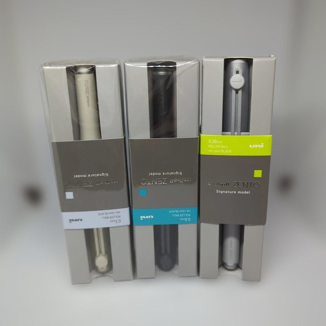 【新品】ユニボール zento ゼント シグニチャー モデル3本セット
