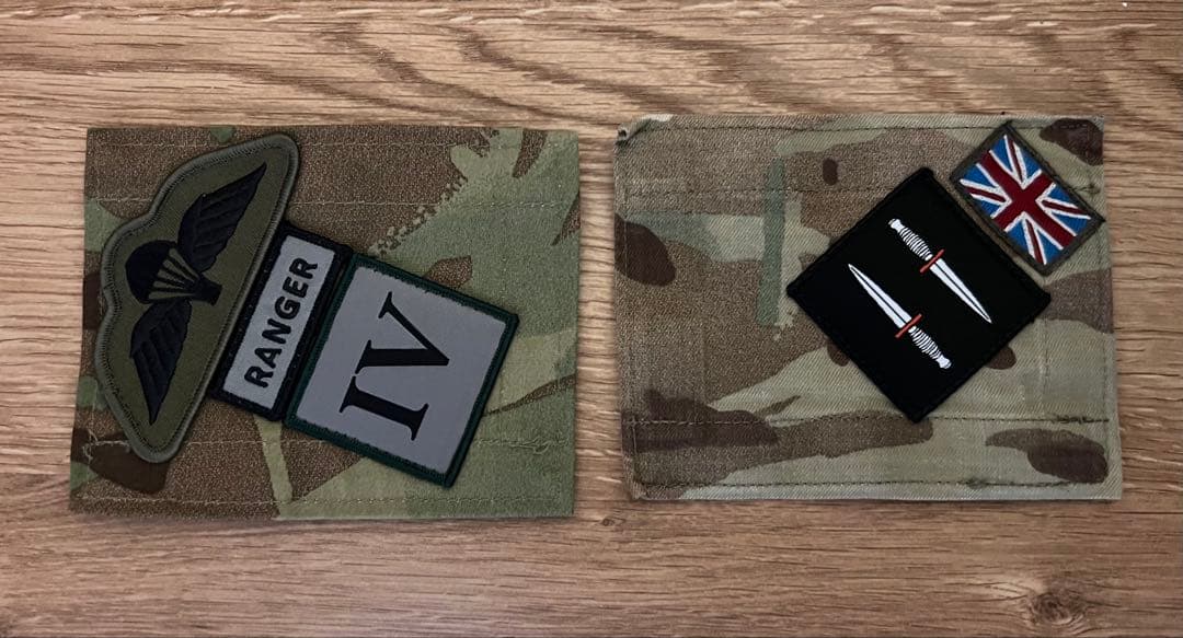 イギリス陸軍 レンジャー連隊 ブランキングパネルセット 実物払下品