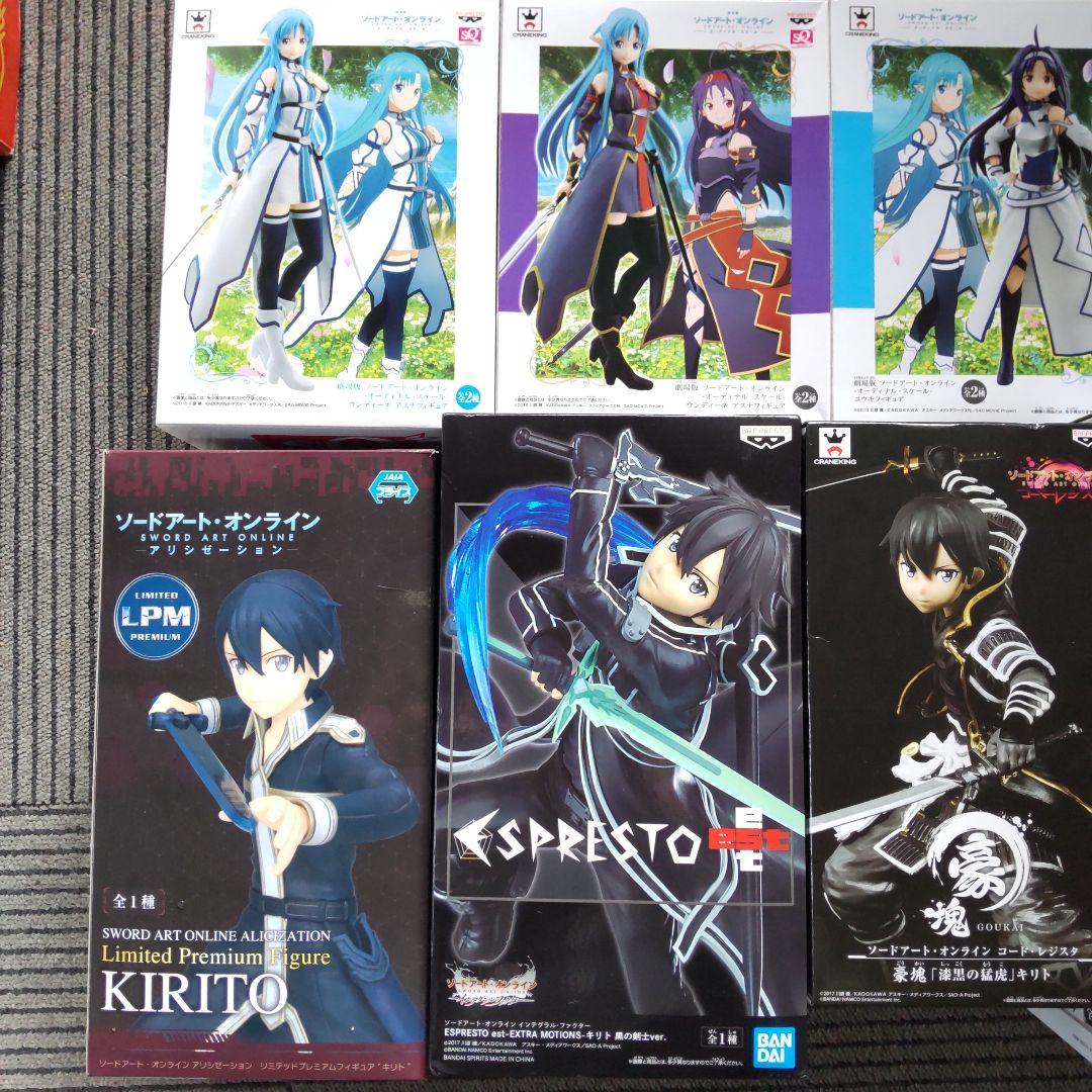 バンプレスト ソードアートオンライン　一番くじ A賞 アスナ フィギュア キリト