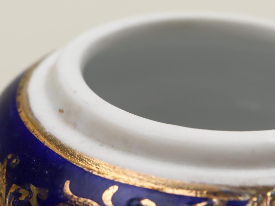 オールドノリタケ 金盛上砂漠風景 トリンケットボックス 蓋物 小物入